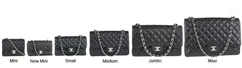 chanel quilted flap bag sizes